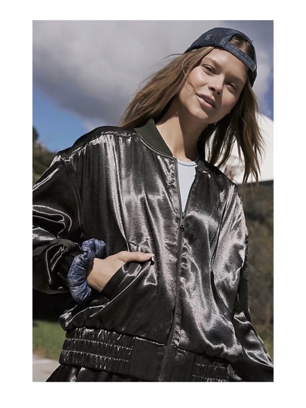 FP Movement by Free People Olive green Bomber Jacket